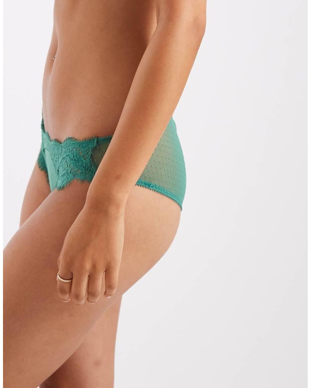 Free People Green Fiona Brief