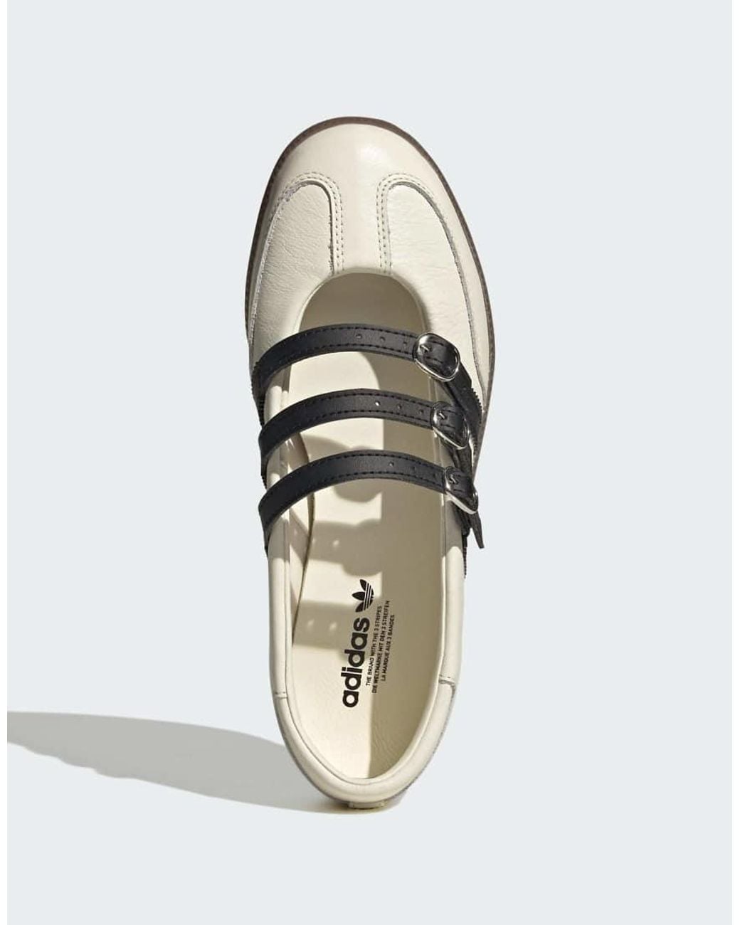 Adidas Originals White Samba Ballet Flats