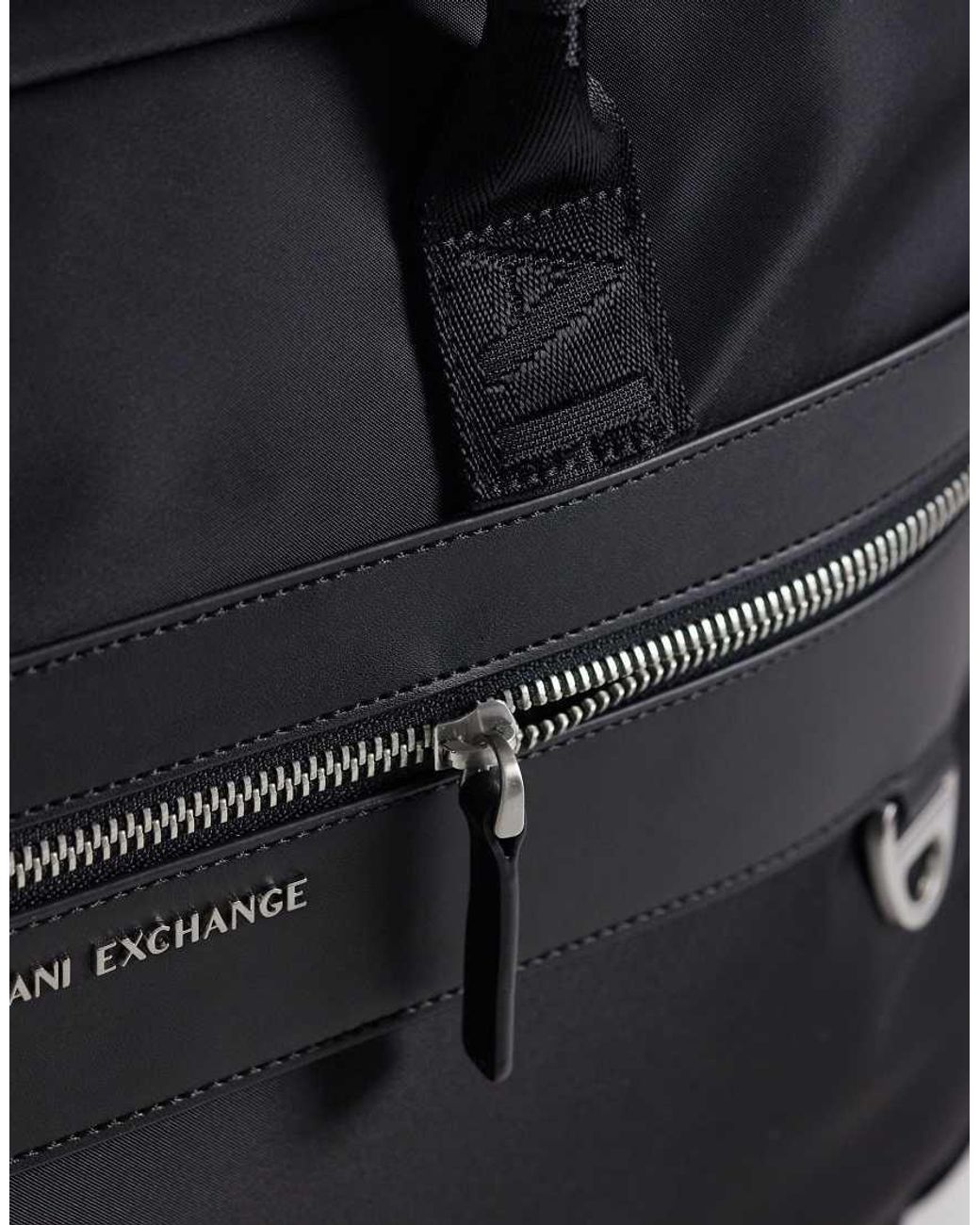 ARMANI EXCHANGE Blue Duffel Bag for men