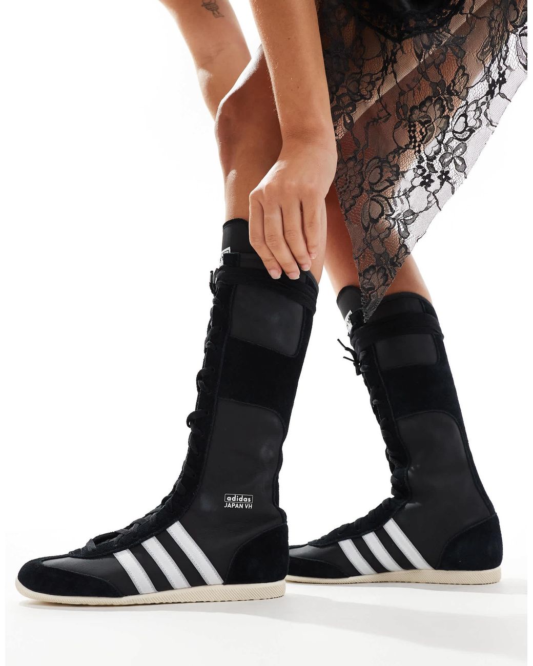adidas Originals Japan High Sneakers in Black | Lyst adidas Originals Japan High Sneakers in Black | Lyst