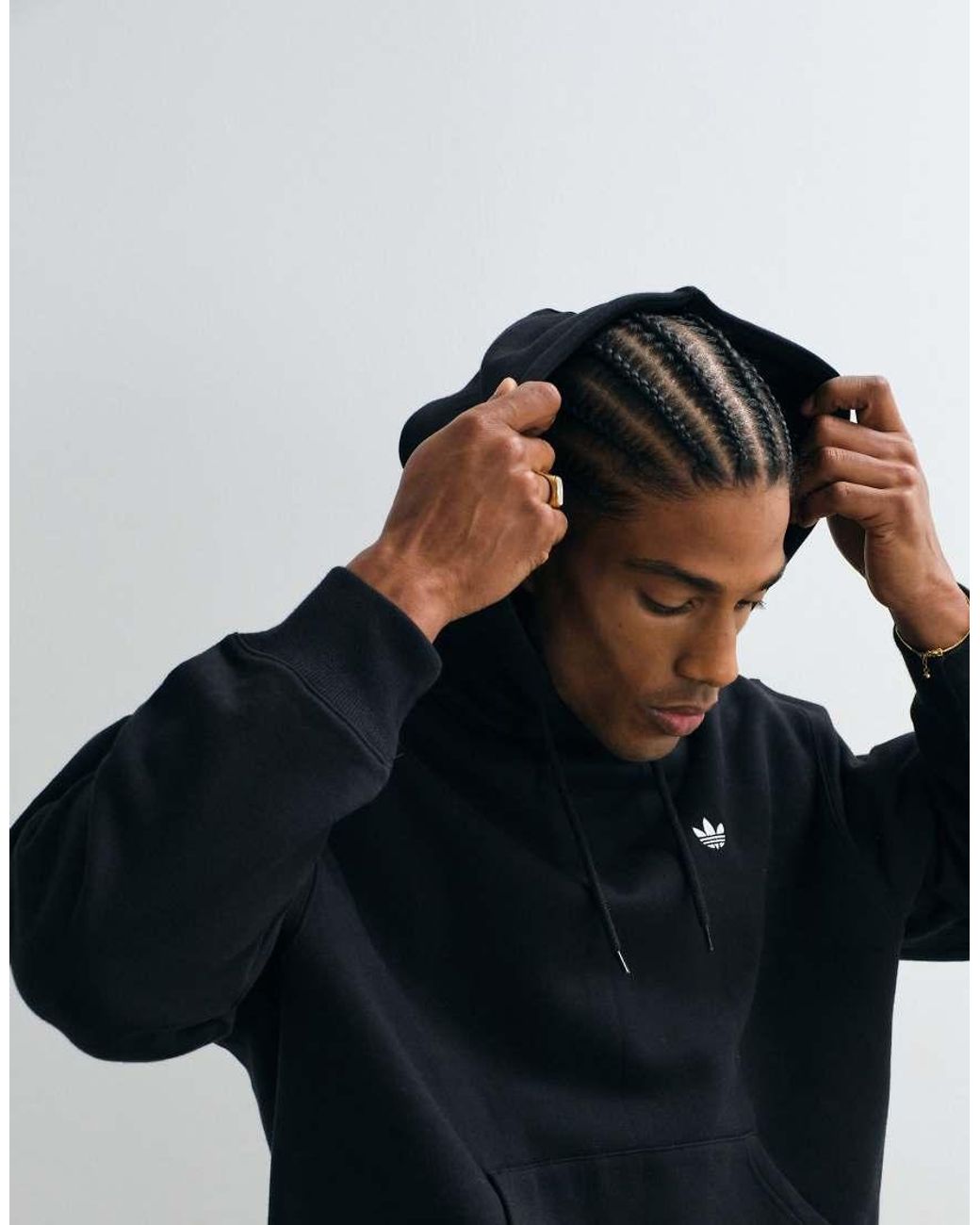 Adidas Originals Blue Fleece Hoodie