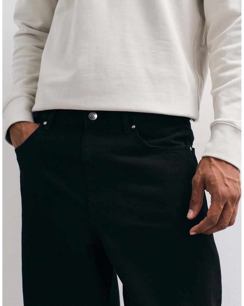 ASOS Black baggy Jeans for men