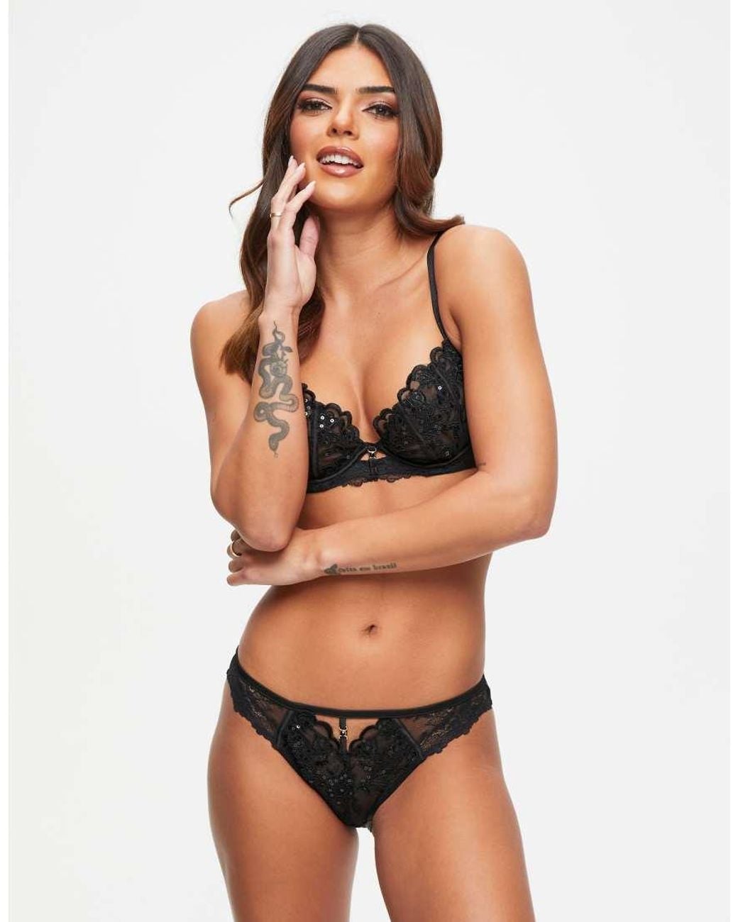 Ann Summers Black The Icon Brazilian
