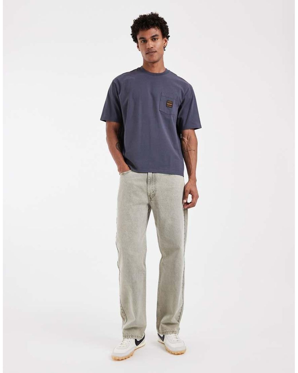 Levi's Blue Workwear Pocket T-shirt for men
