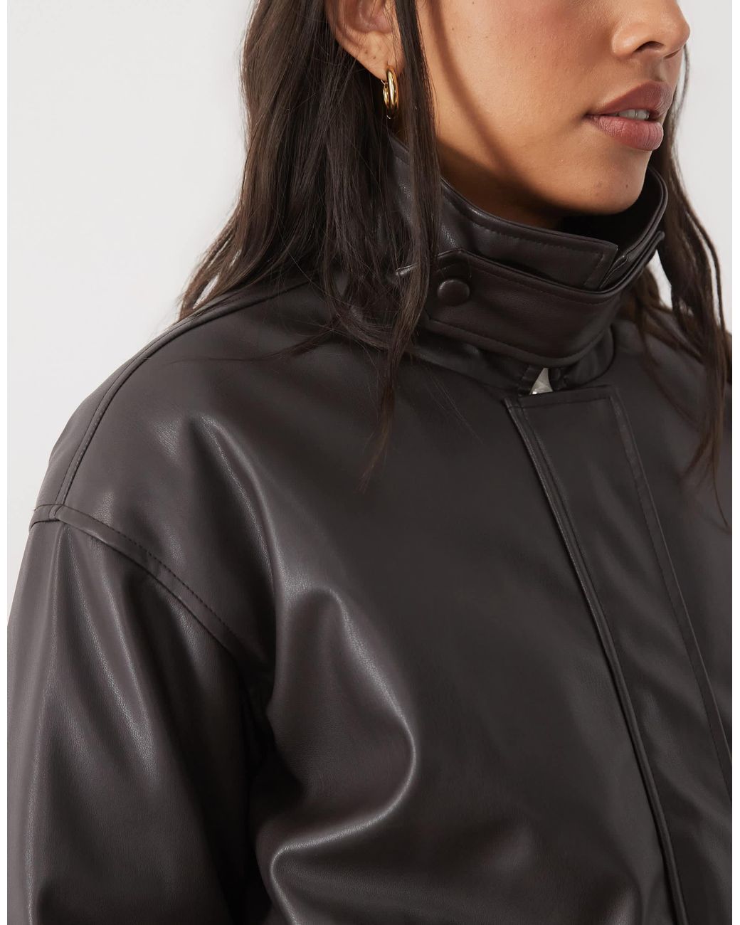 Veste à col montant Threadbare en coloris Gray