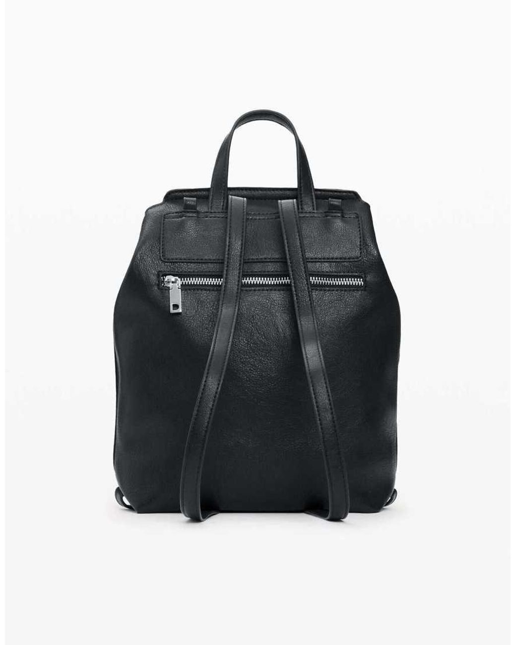 Desigual Black Medium Braided Backpack