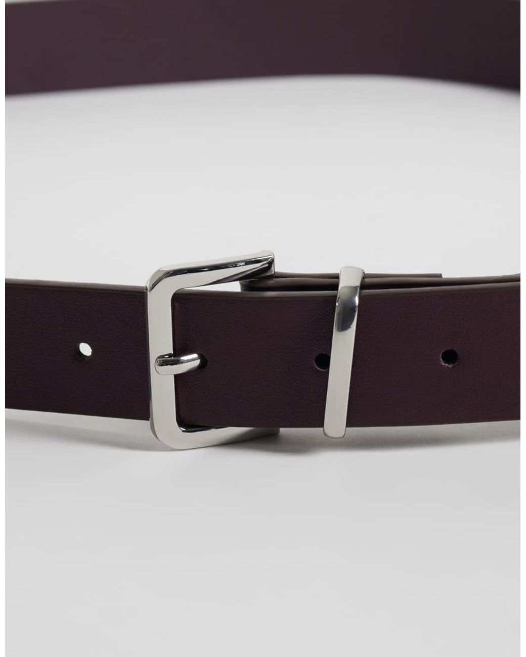 JJXX White Leather Belt
