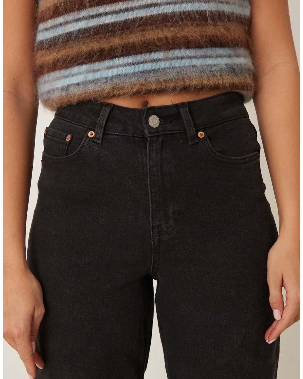 JJXX Red Tokyo High Waisted Wide Leg Jeans