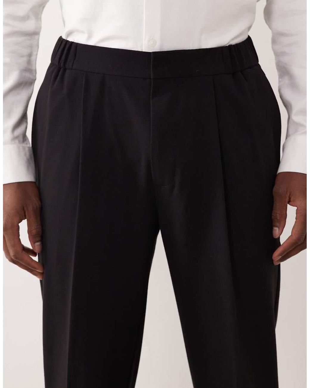 ASOS Black Slim Suit Trousers for men