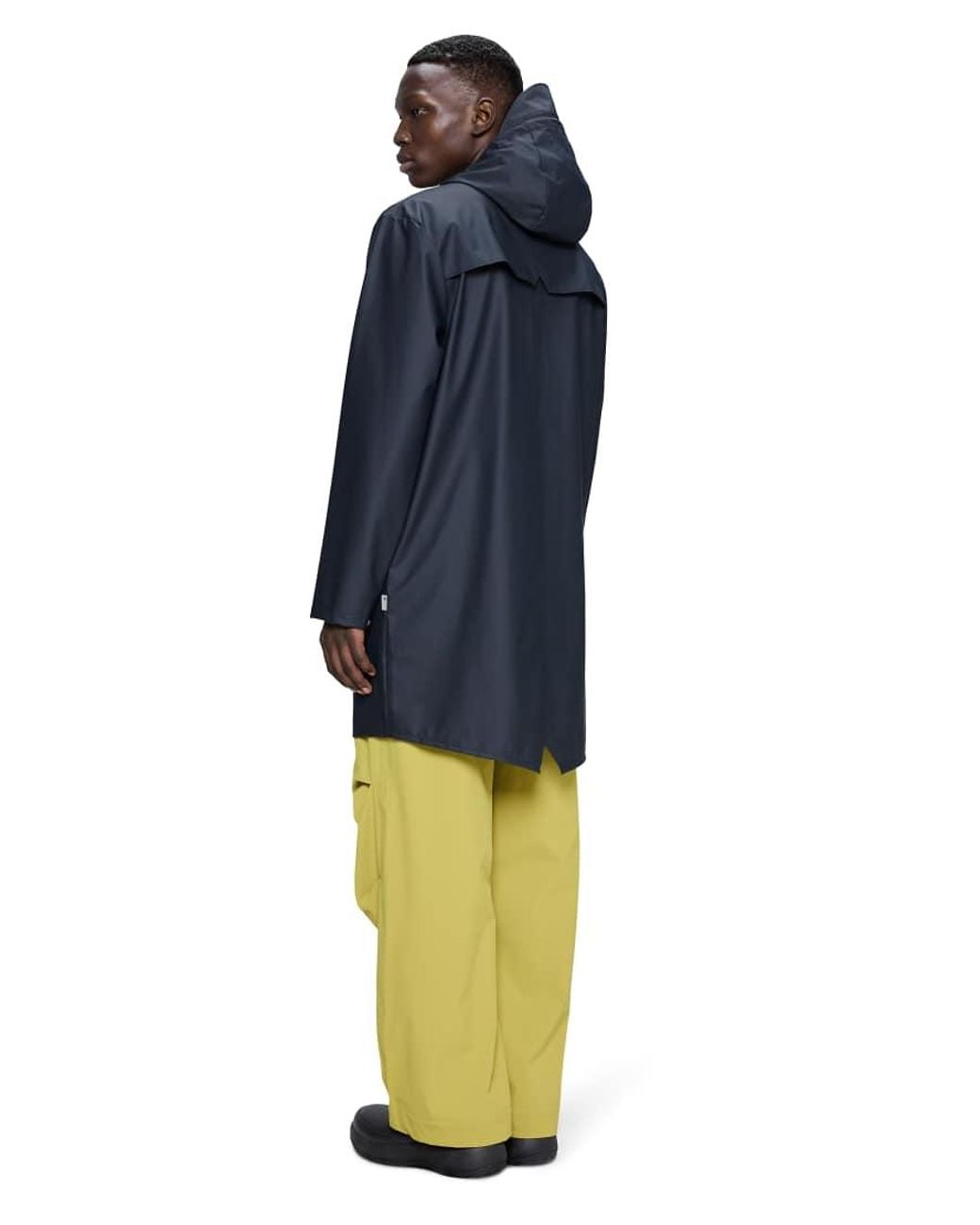 Rains Blue 12020 Waterproof Long Jacket
