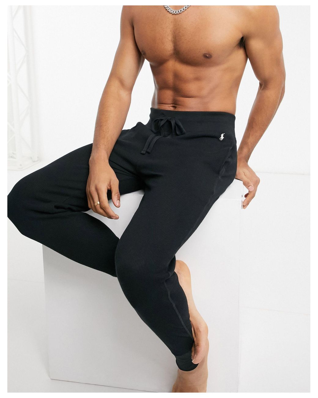 Ralph lauren deals waffle joggers