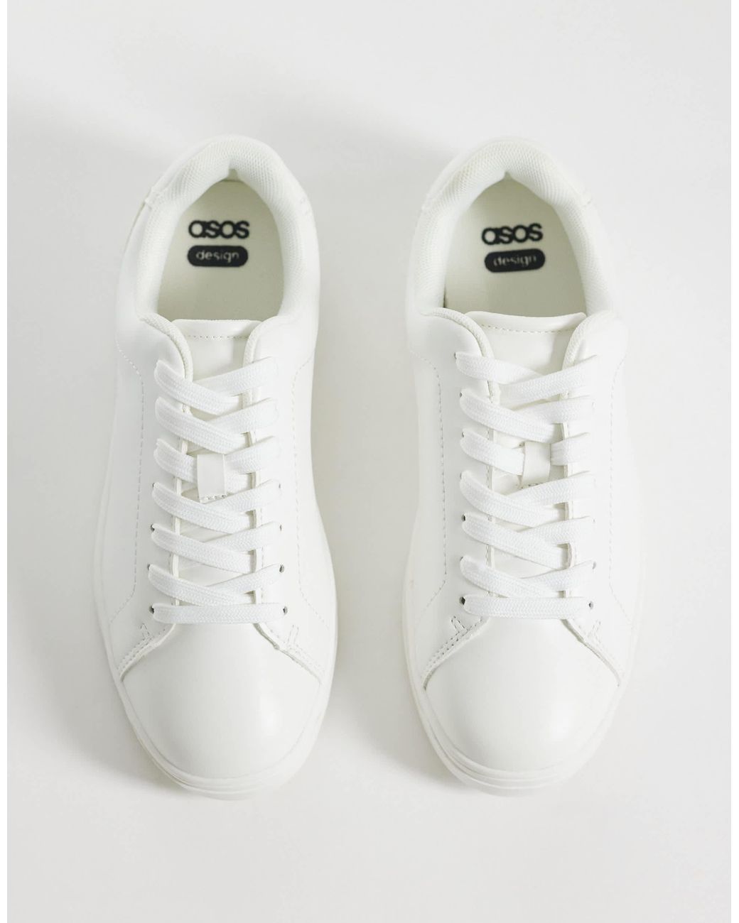 Delta - baskets à lacets ASOS en coloris Natural