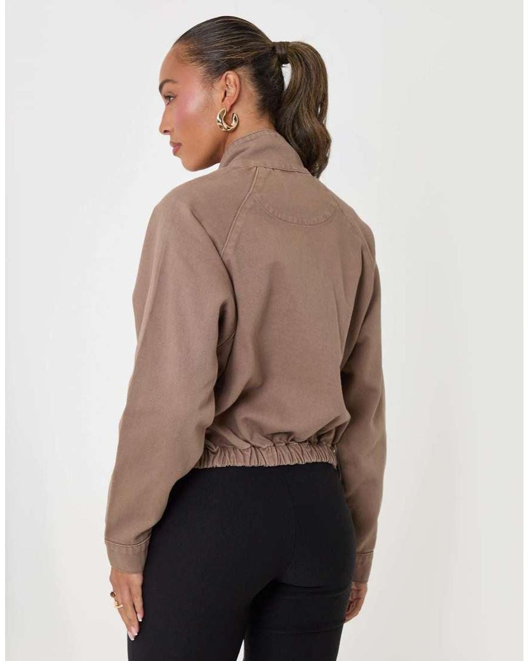Threadbare Blue Denim Bomber Jacket