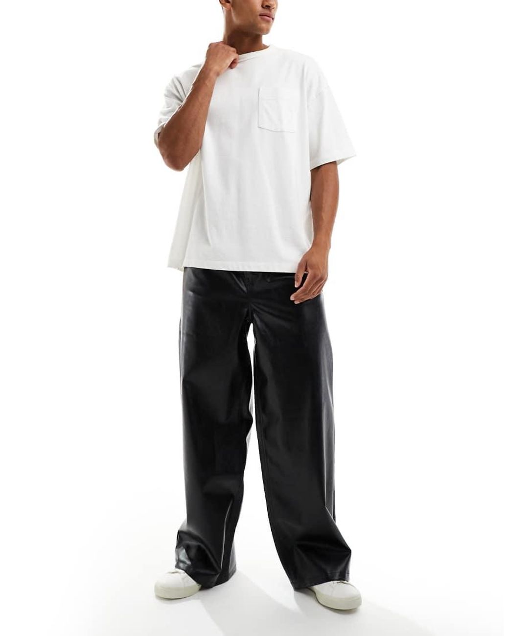 ASOS White Super baggy Pants for men
