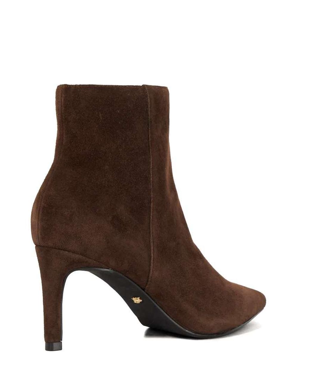 Dune Brown Obsessively Ankle Boots