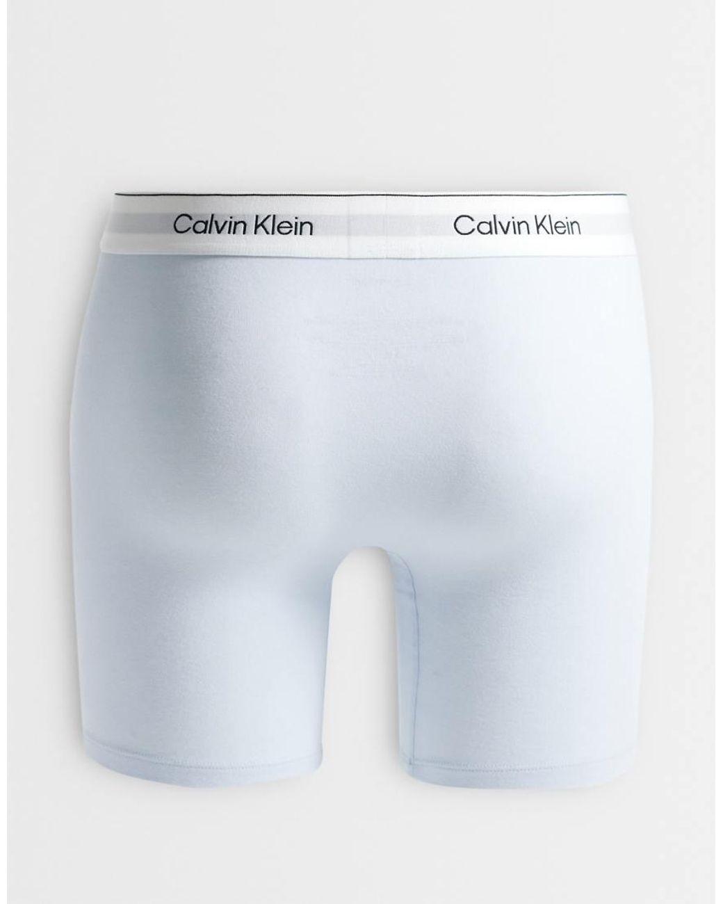 Calvin Klein Blue Icon Cotton Stretch 7 Pack Boxer Brief for men