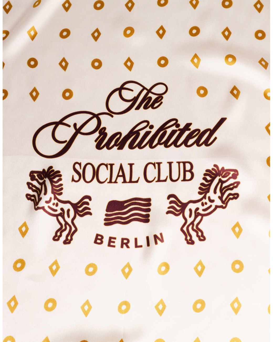 Clubhouse - écharpe en jacquard à logo - multicolore Prohibited pour homme en coloris Red