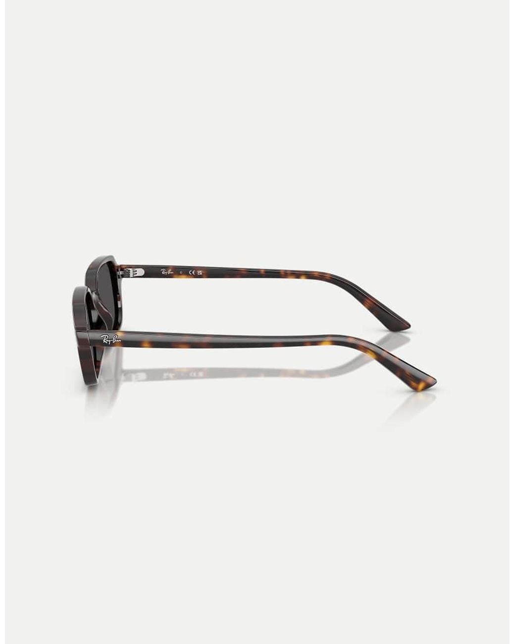 Ray-Ban Brown Zuri Rectangle Sunglasses With Lens