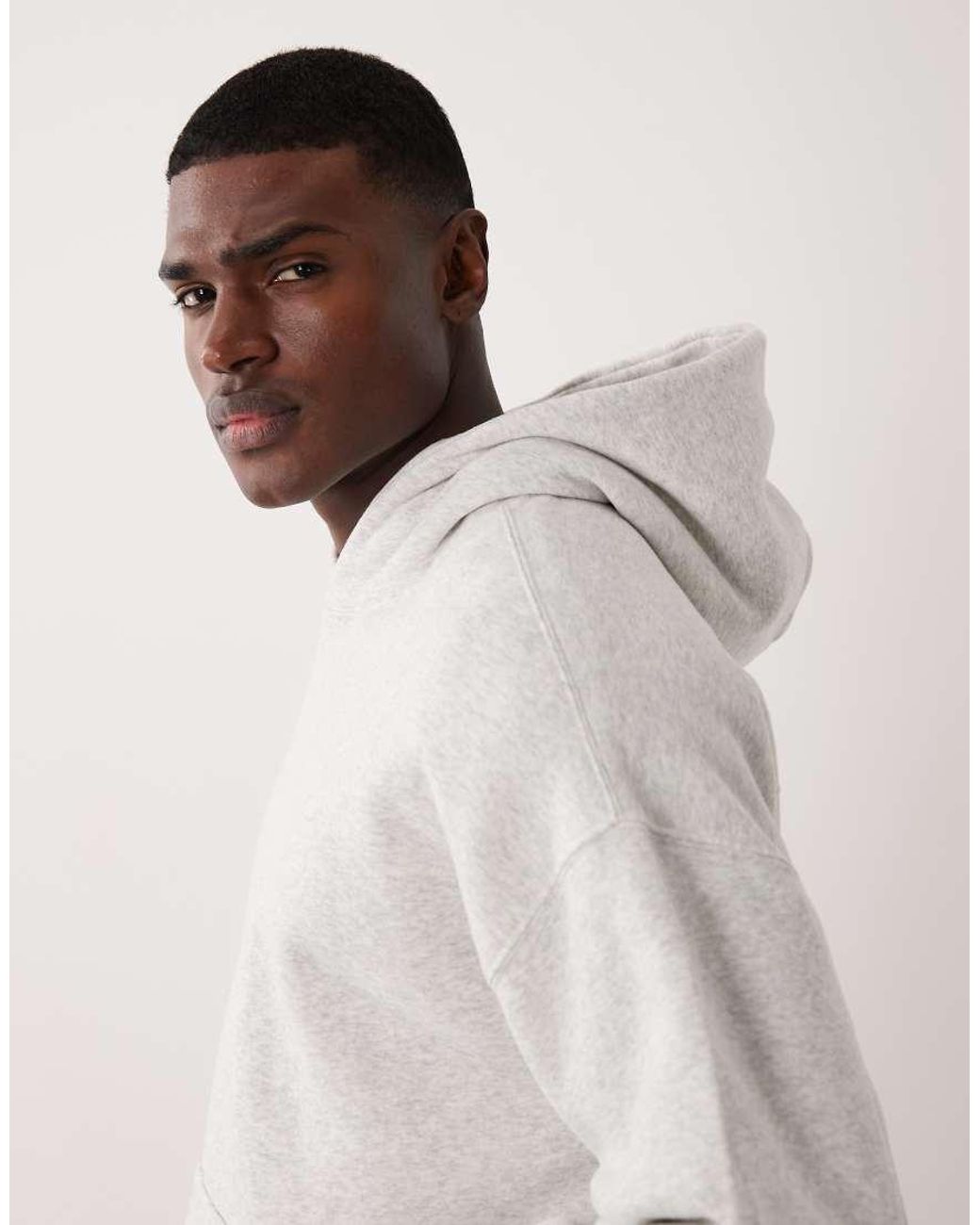 Abercrombie & Fitch Natural Essential Oversized Hoodie for men