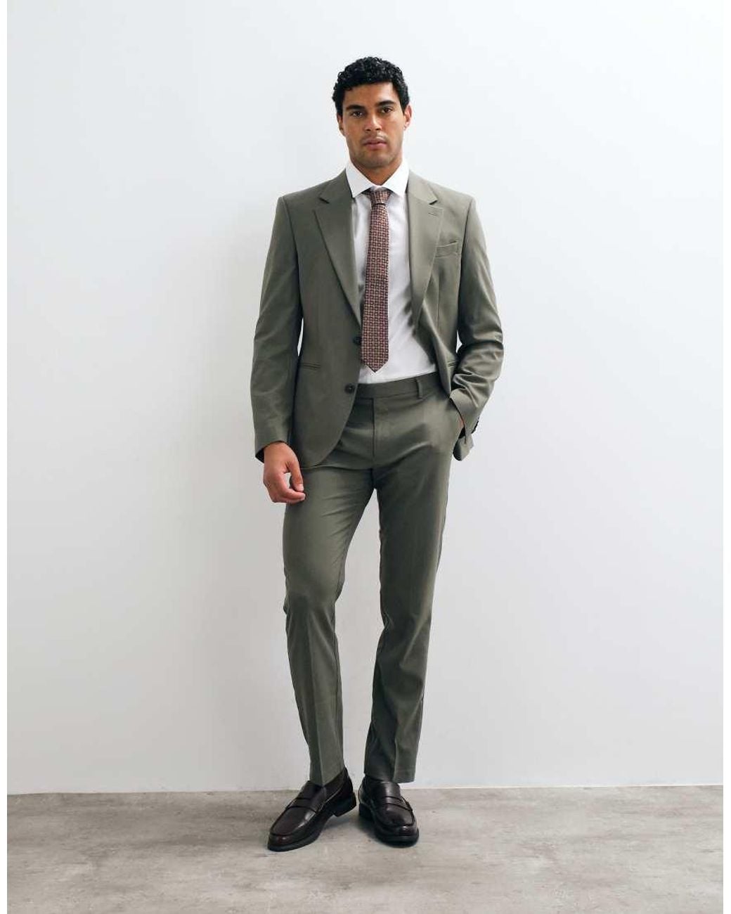 ASOS Gray Slim Suit Blazer for men