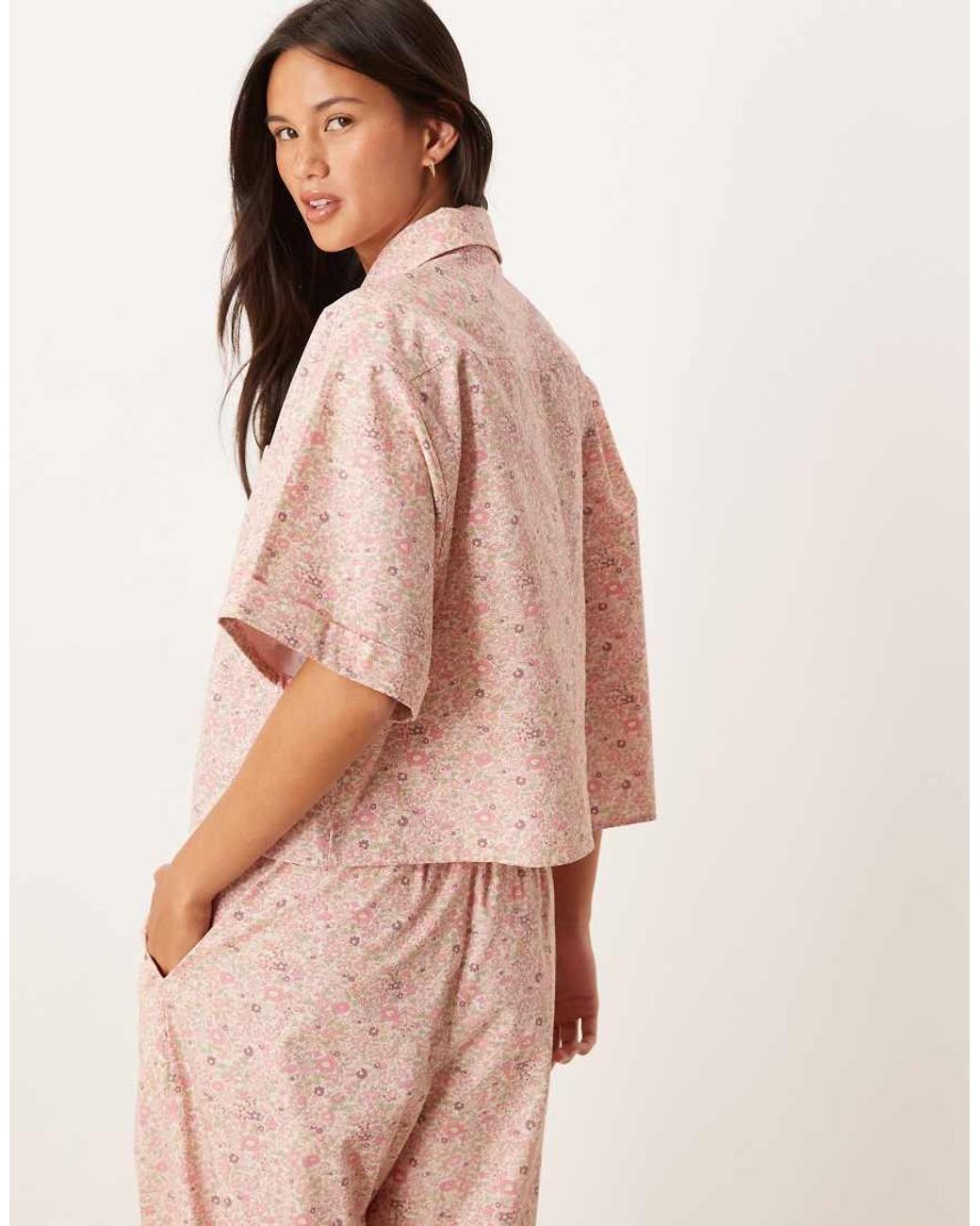 ASOS Pink Georgie Mix & Match Woven Shirt