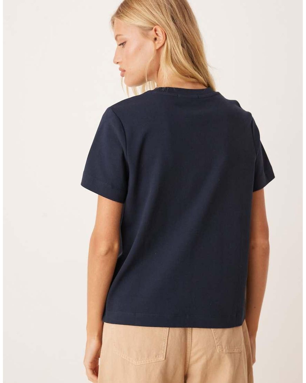Aware Blue Heavy Weight Boxy T-shirt