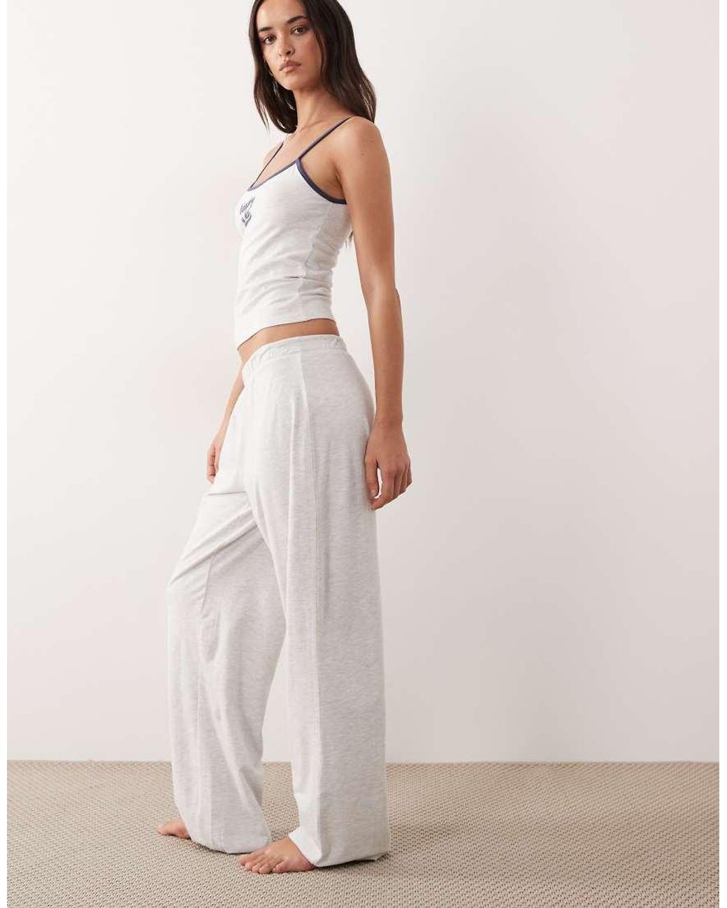 Cotton On White Dreamy Soft Pyjama Balloon Leg Trouser