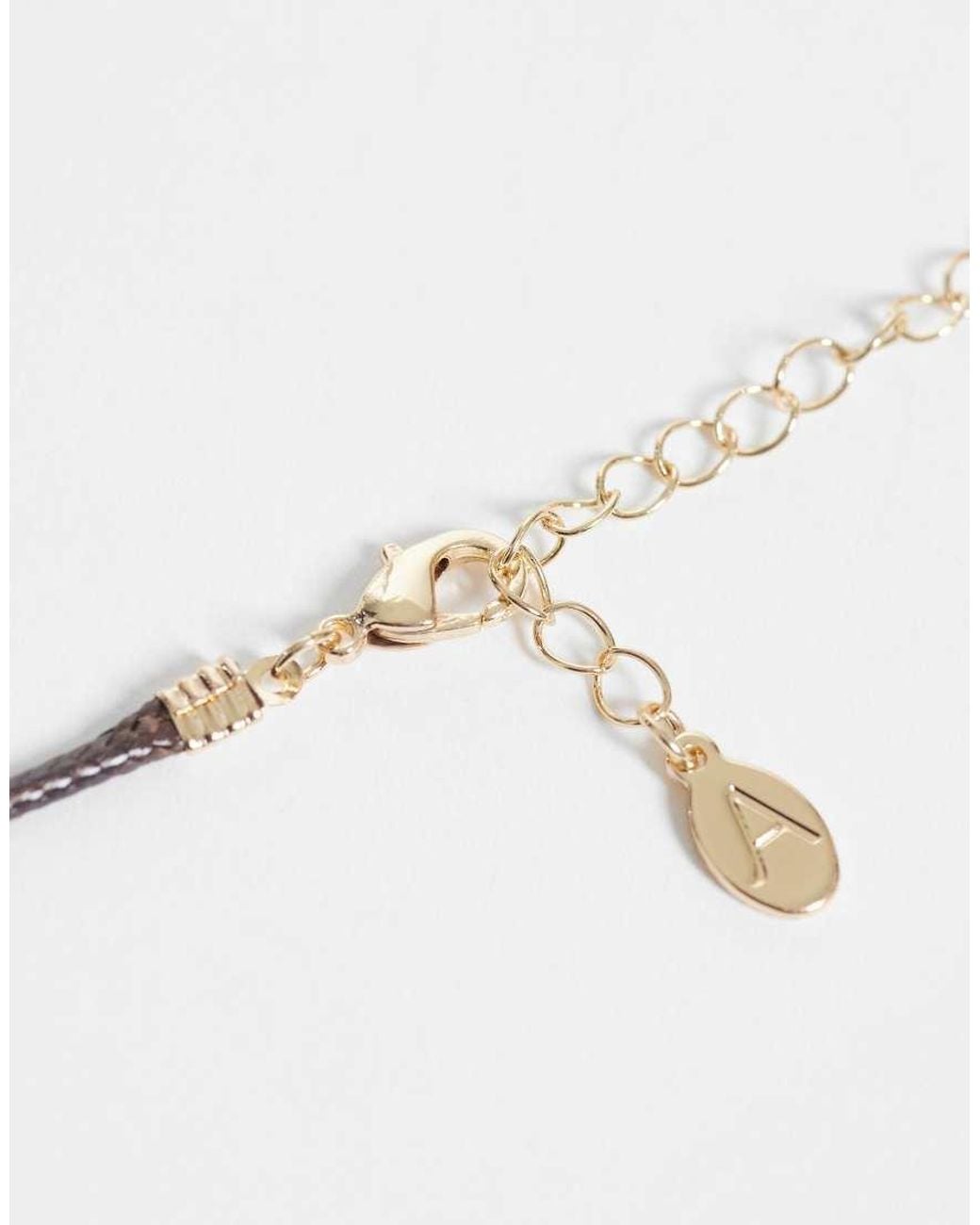 Accessorize Metallic 2 Pack Pebble Cord Necklace