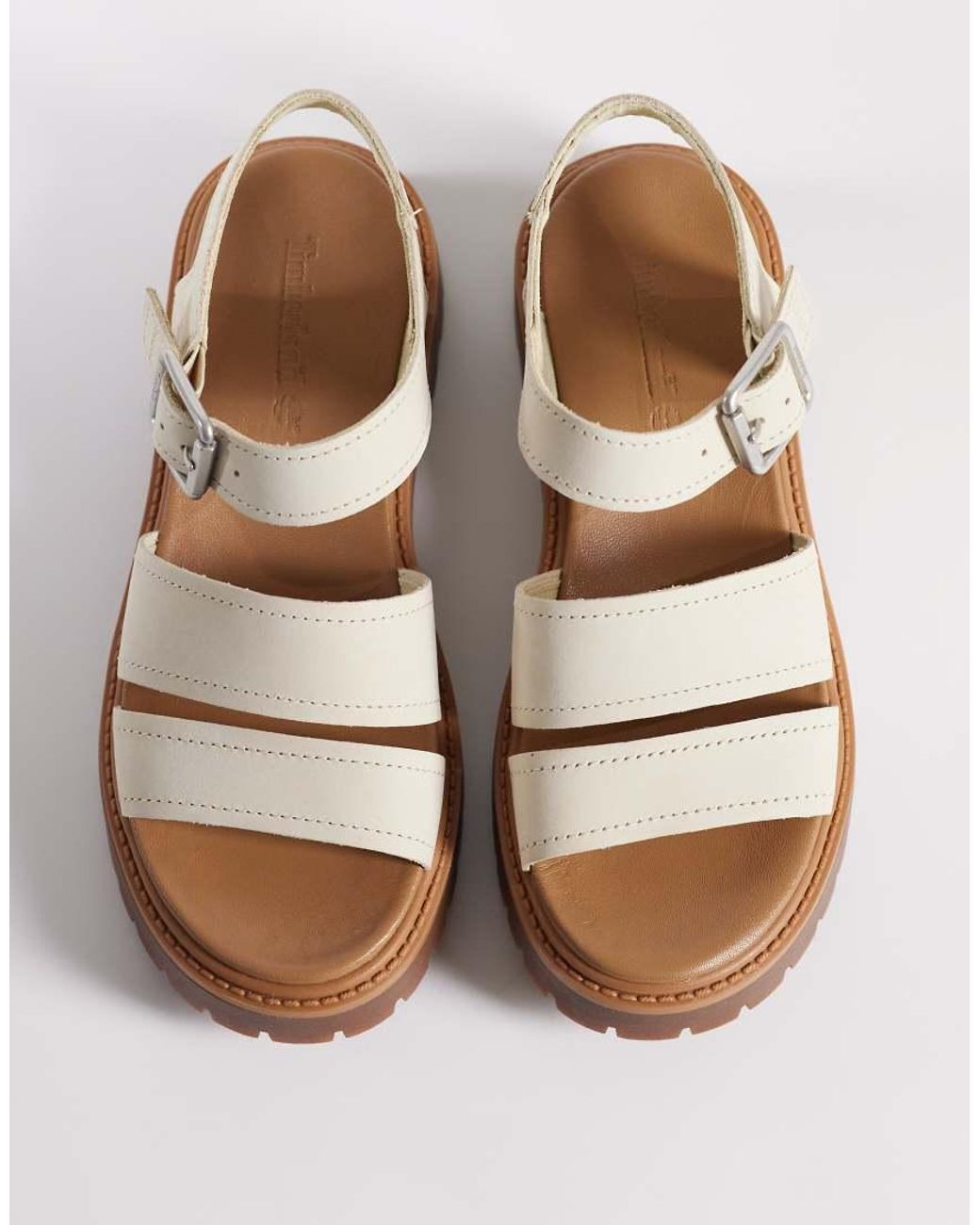 Timberland White Backstrap Sandal