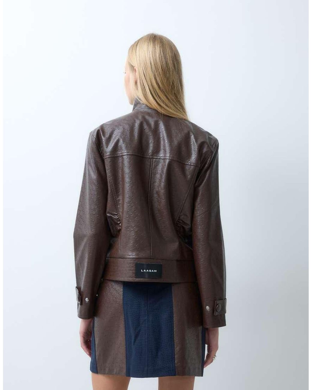 laagam Gray Jules Button Up Jacket