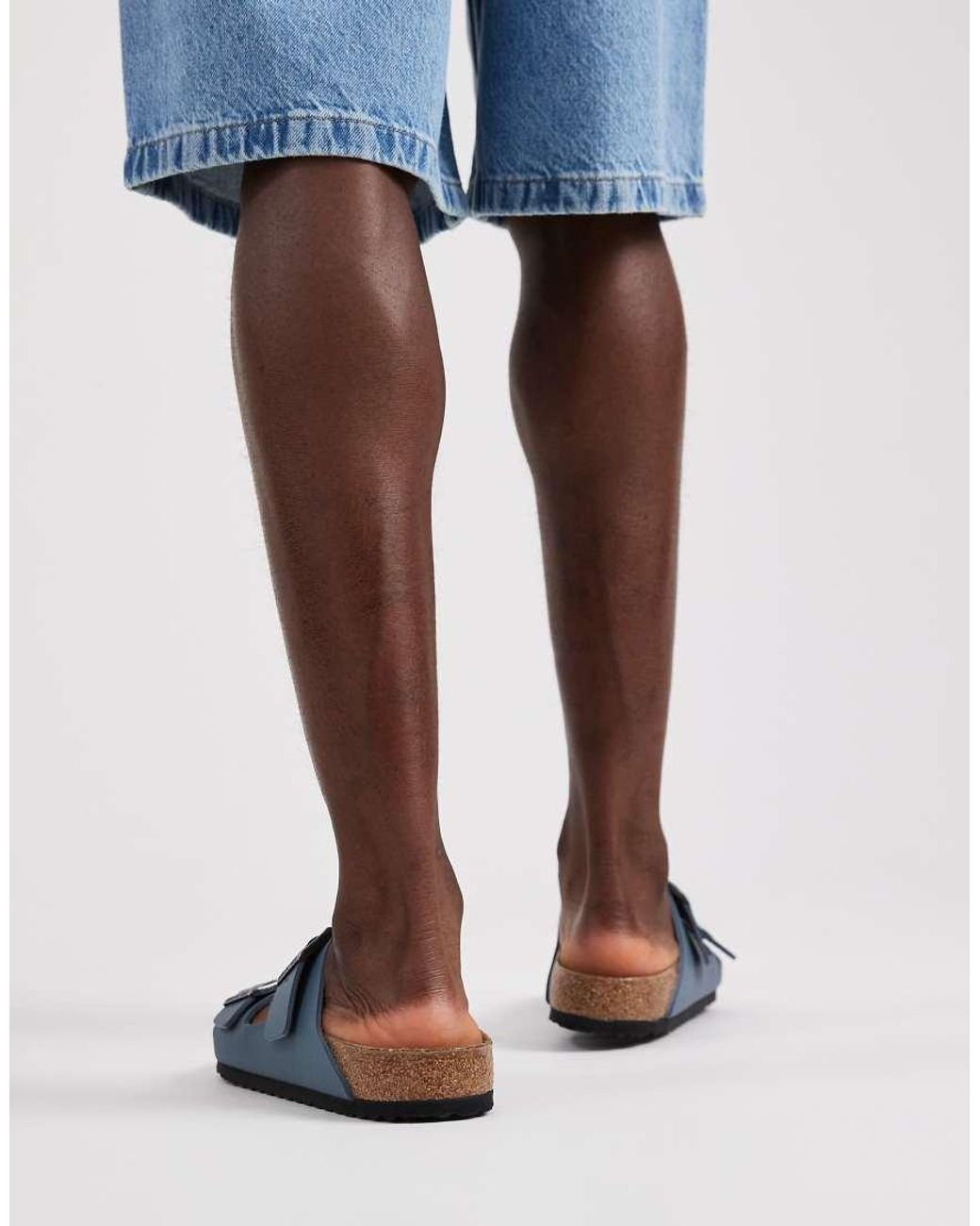 Birkenstock Blue Arizona Birko-flor Sandals