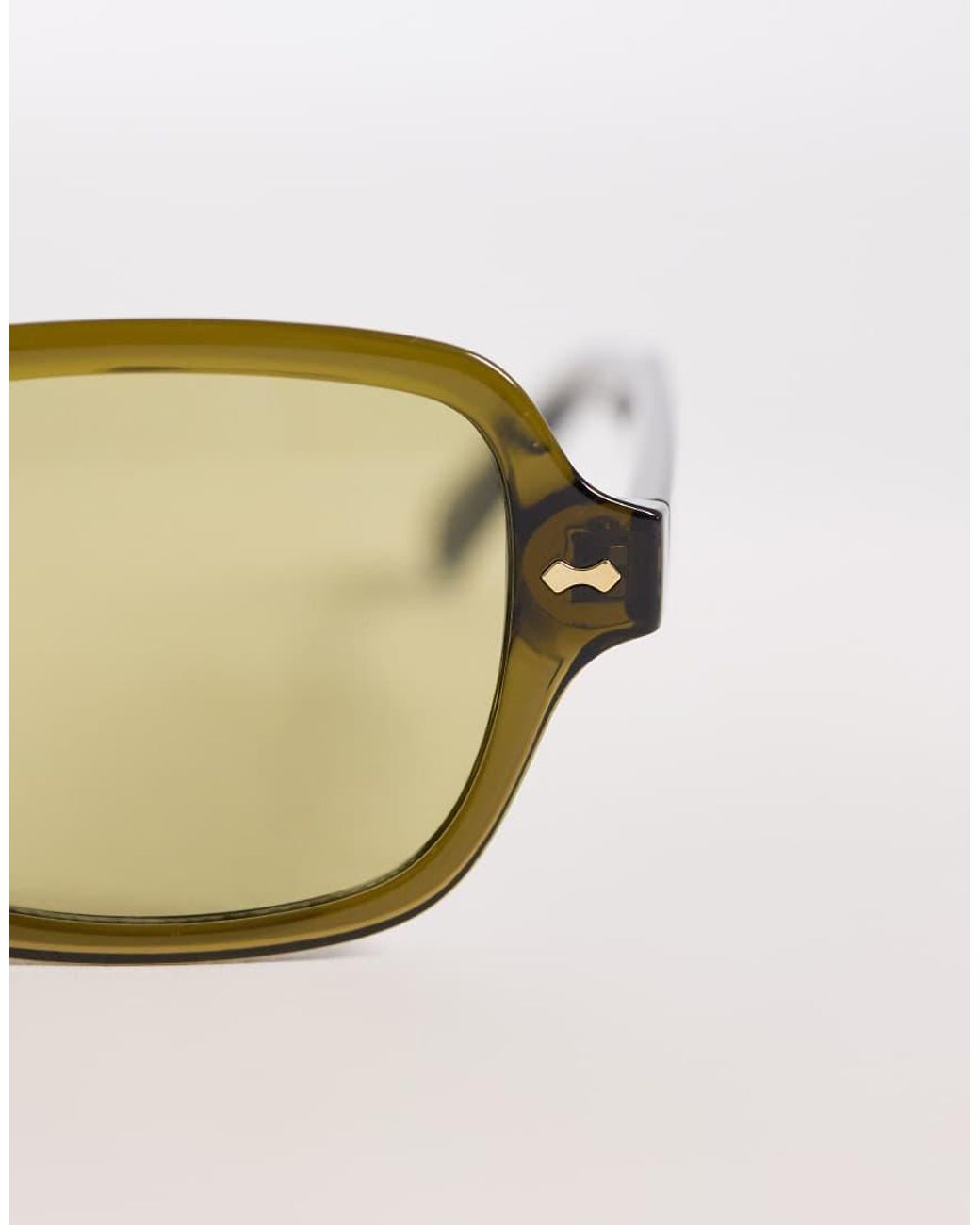 ASOS Natural Square Sunglasses for men