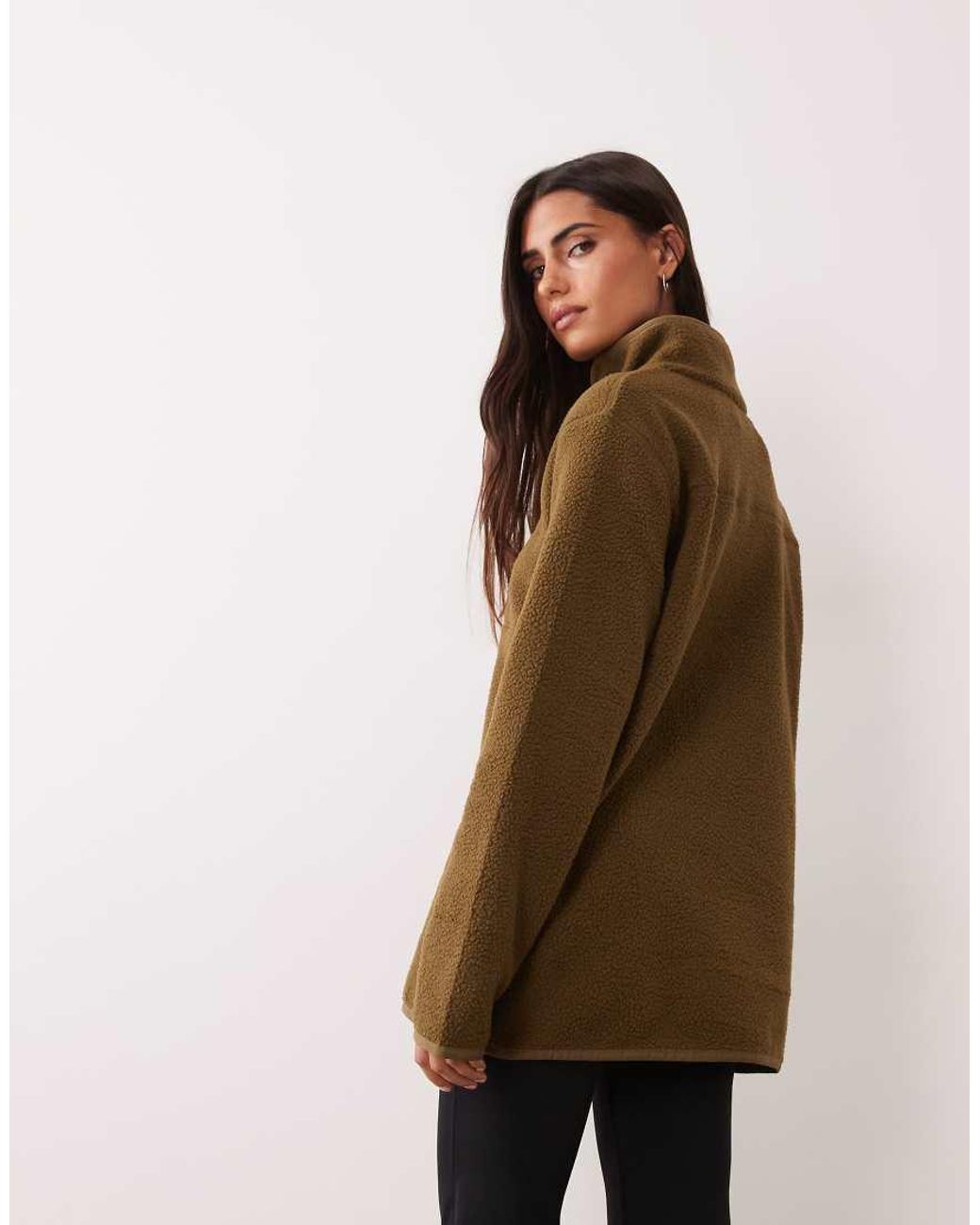 Regatta Brown Cosy Frankie Borg Half Zip Fleece