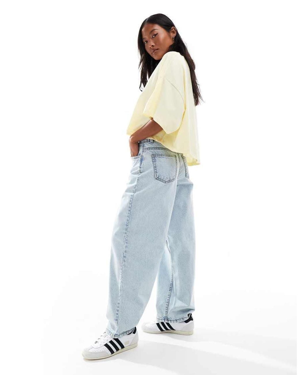 Miss Selfridge Blue baggy Jeans