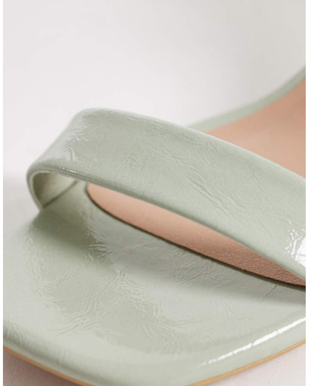 New Look White Blocked Heeled Sandal