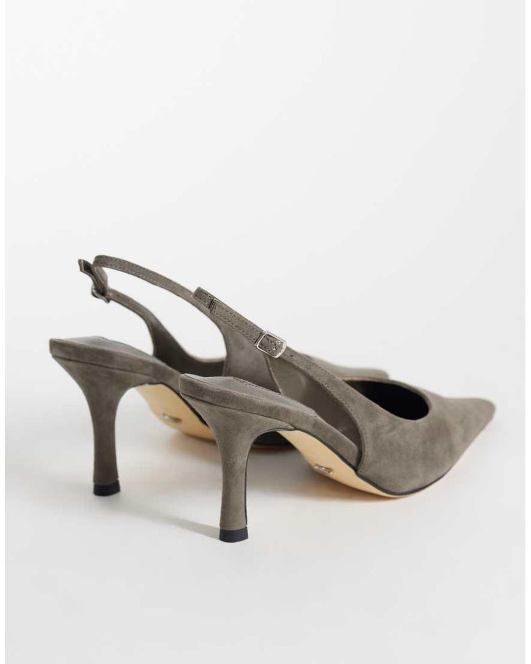 Tony Bianco White Samar Slingback Heeled Shoes
