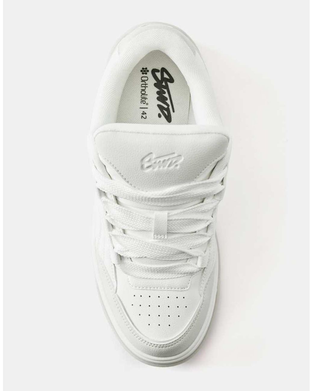 Pull&Bear White Stwd Trainers for men