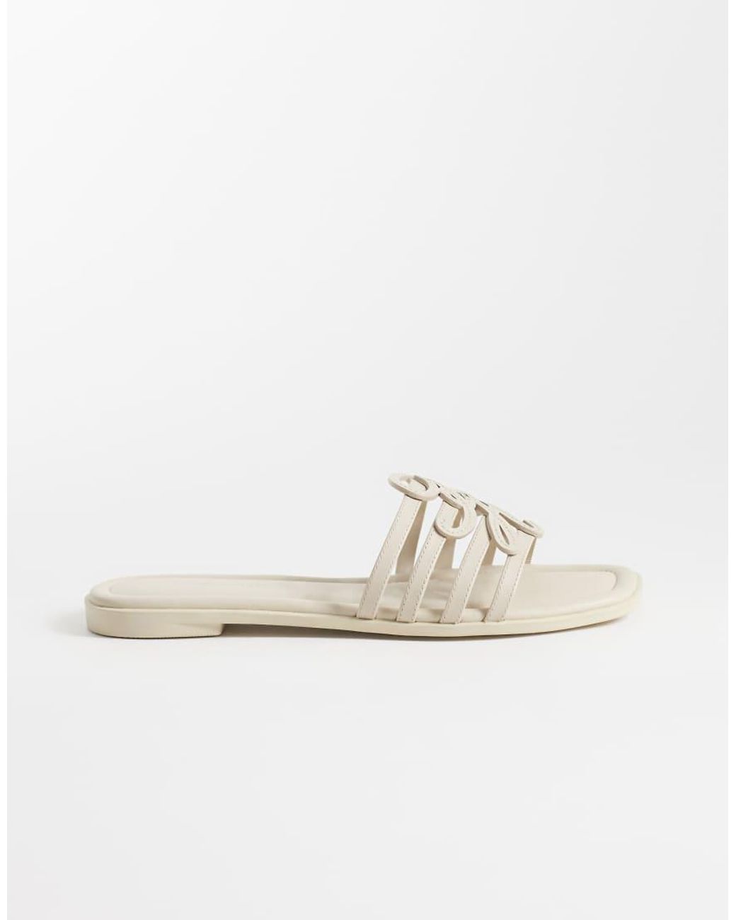 Tommy Hilfiger Natural Script Mule Sandals