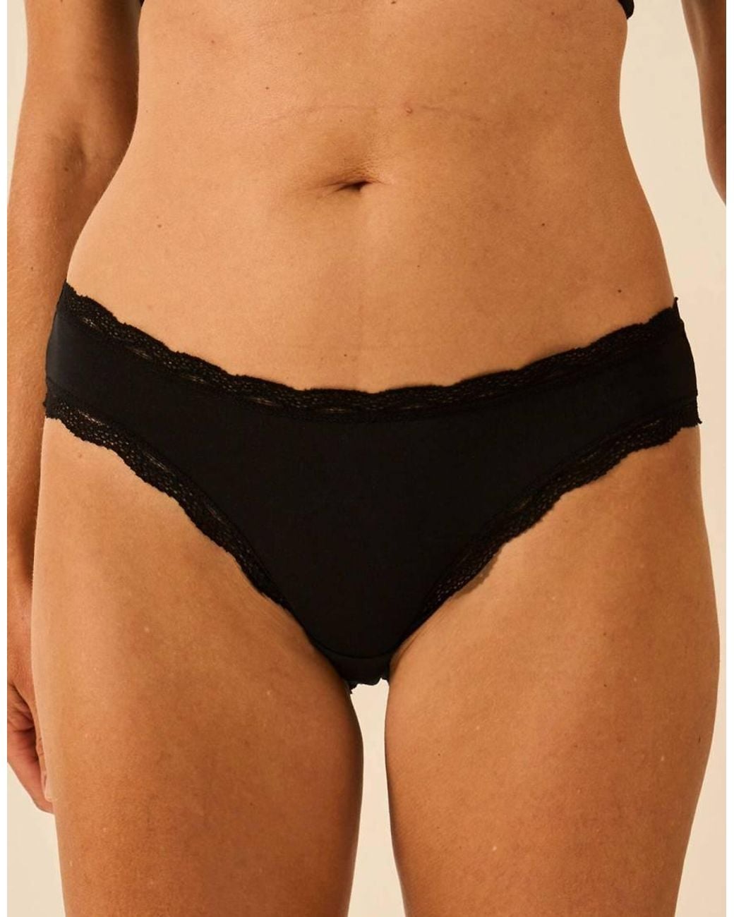 Stripe & Stare Blue Brazilian Knicker Four Pack