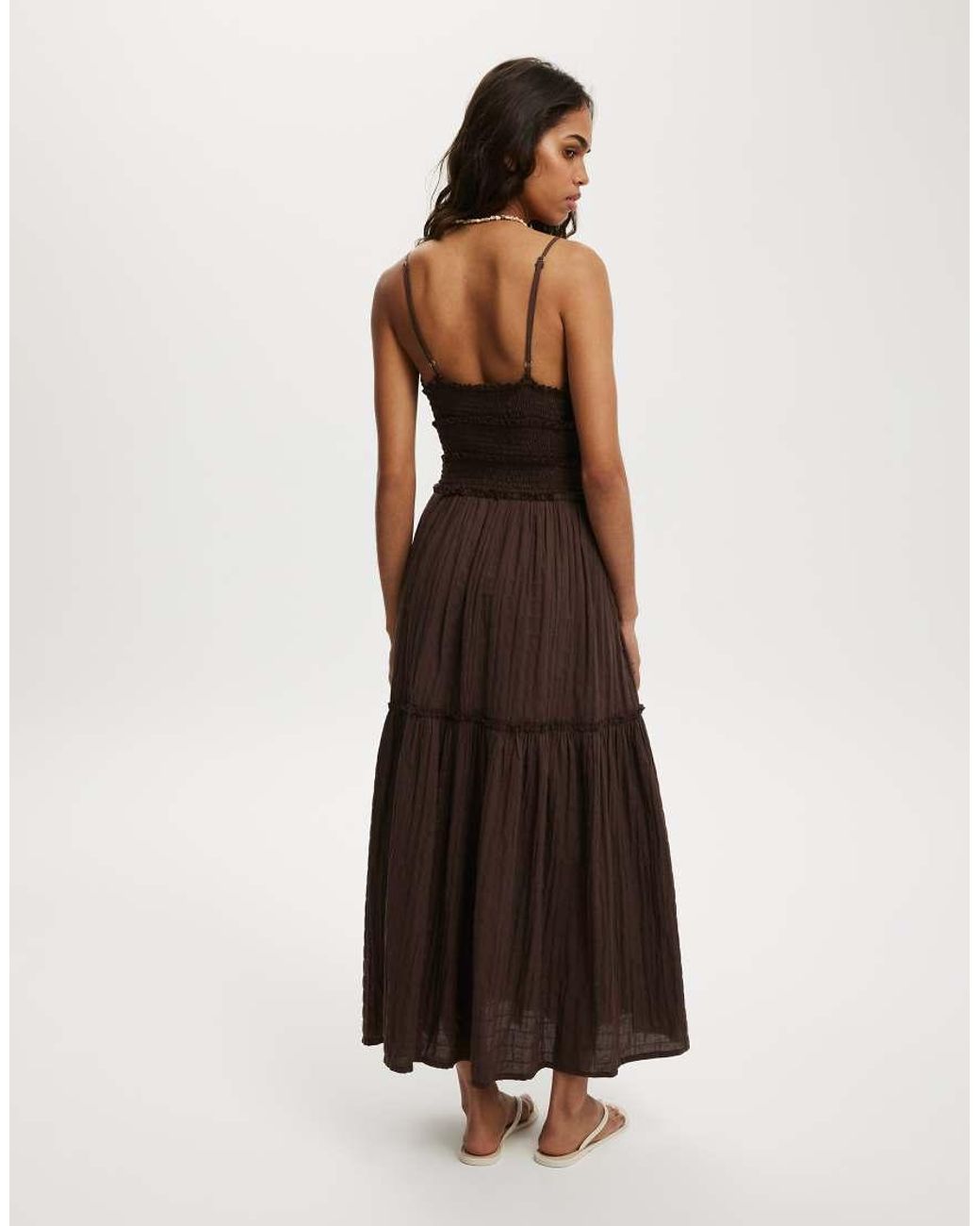 Cotton On Brown Olli Maxi Dress