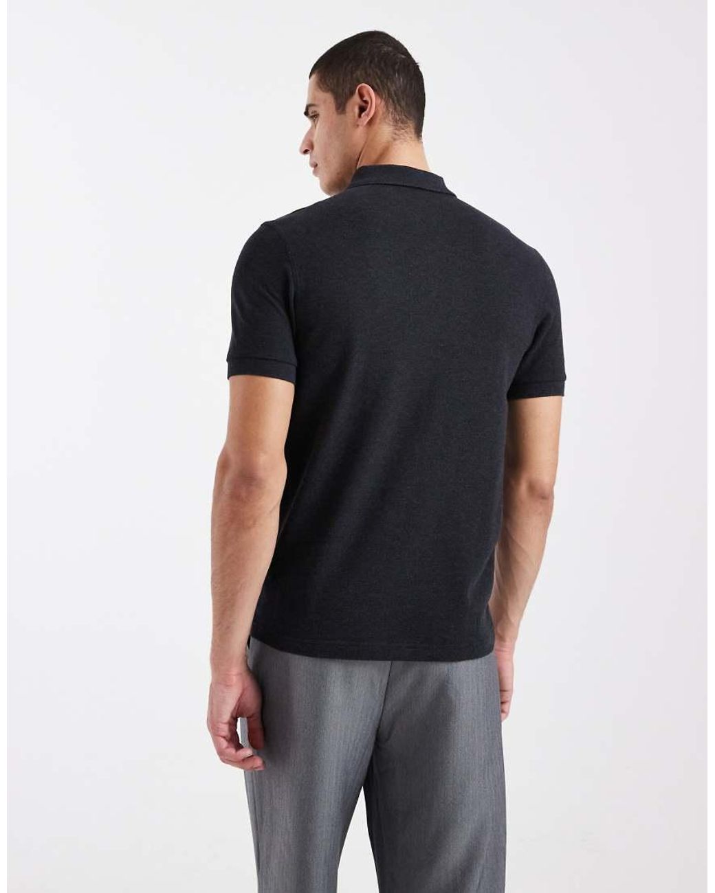 Fred Perry Black Logo Polo Shirt for men