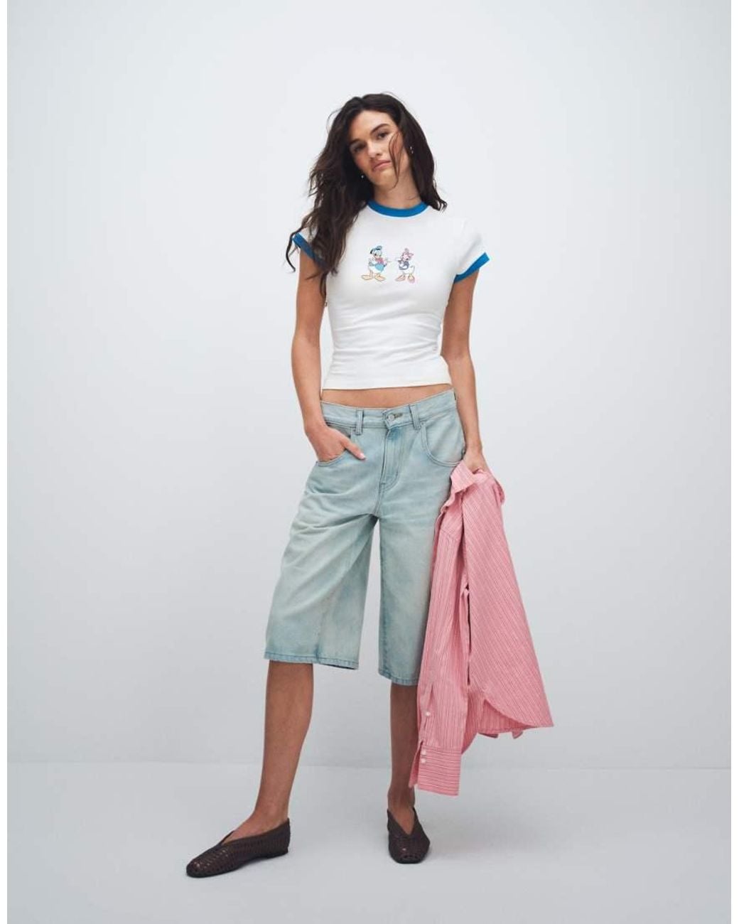 Levi's Blue Super Baggy Long Denim Jorts