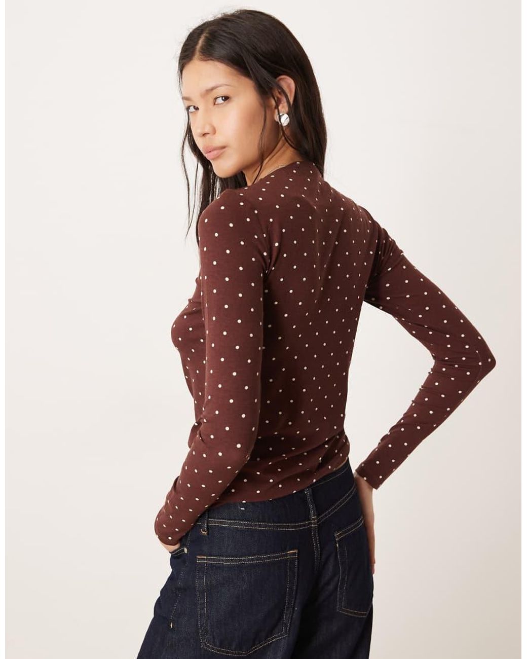 Nobody's Child Red Slash High Neck Top