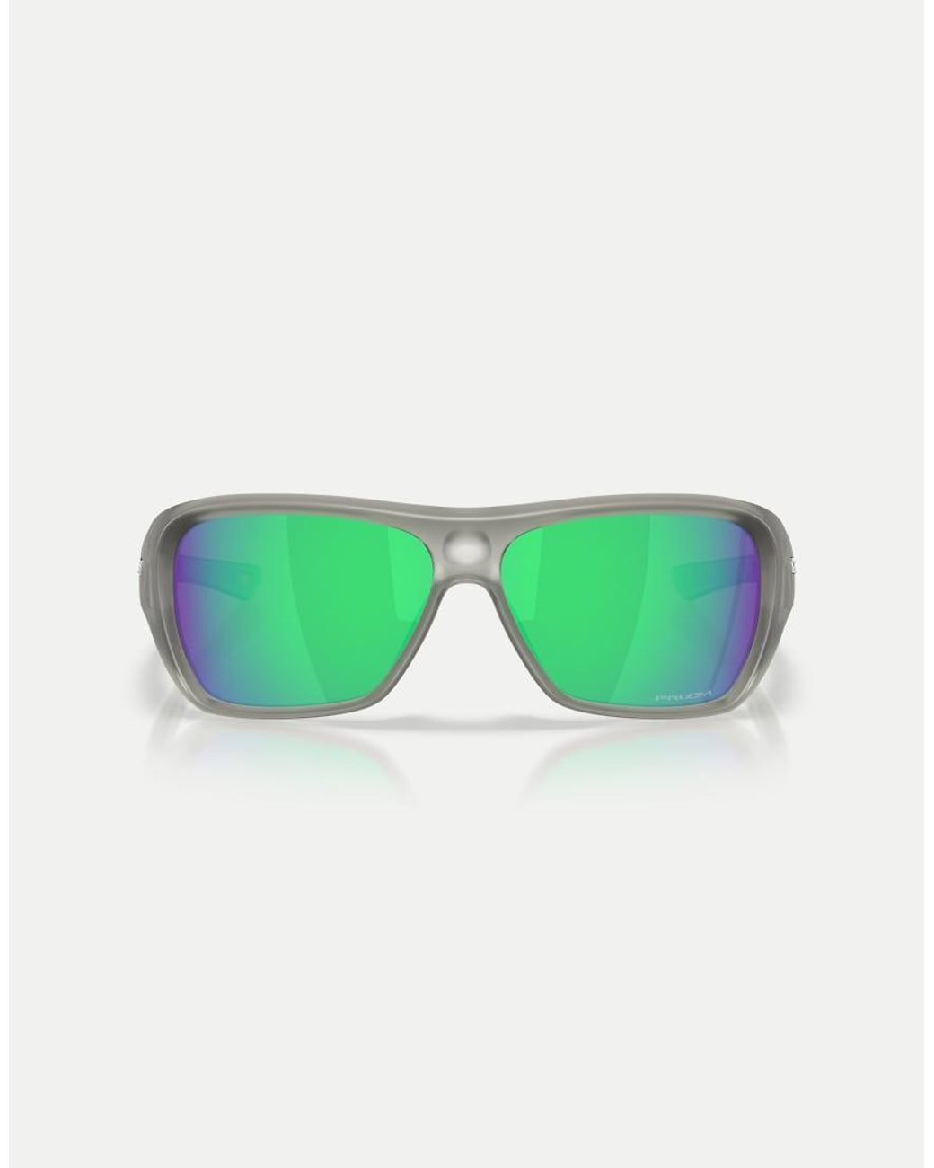 Oakley Green Chaminade Rectangle Sunglasses With Mirrored Lens