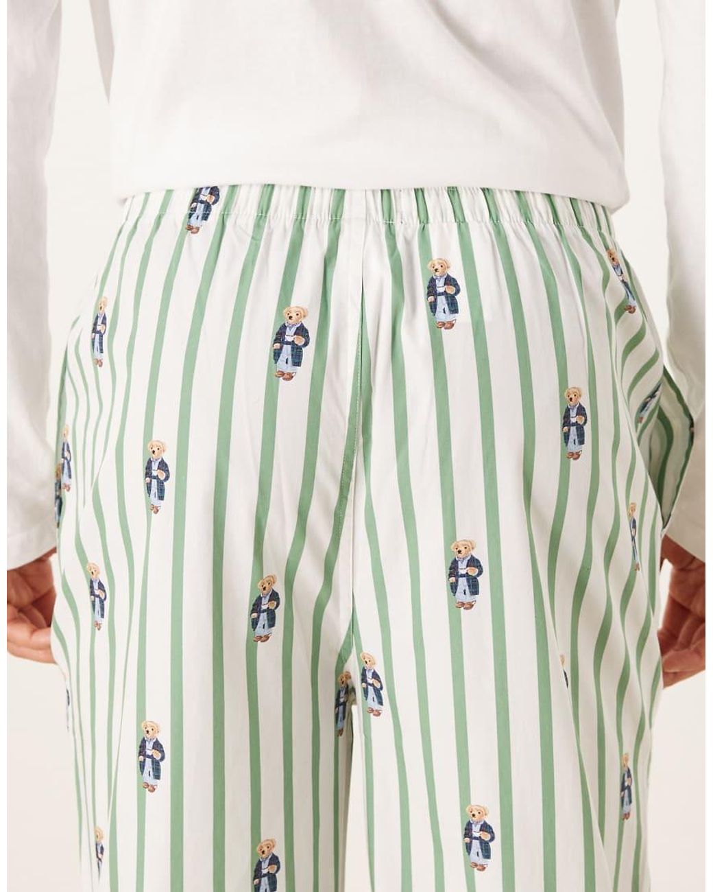 Polo Ralph Lauren Natural Bear Graphic Sleep Trouser for men