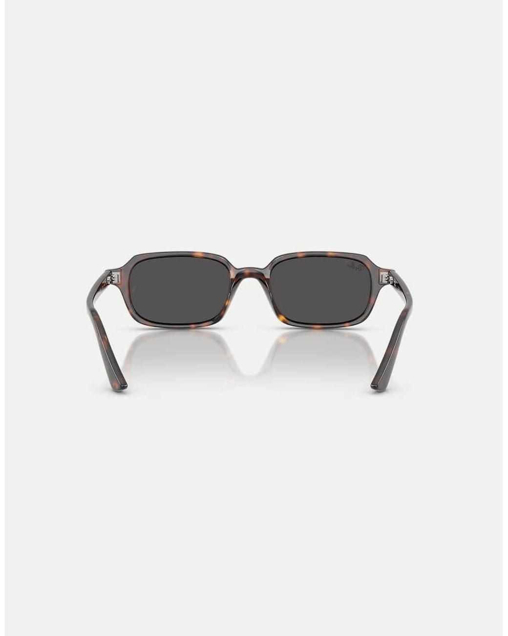 Ray-Ban Brown Zuri Rectangle Sunglasses With Lens