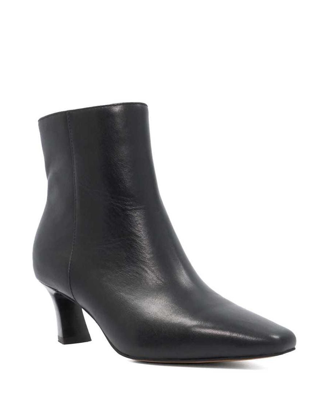 Dune Black Wide Fit Wf Overly Ankle Boots