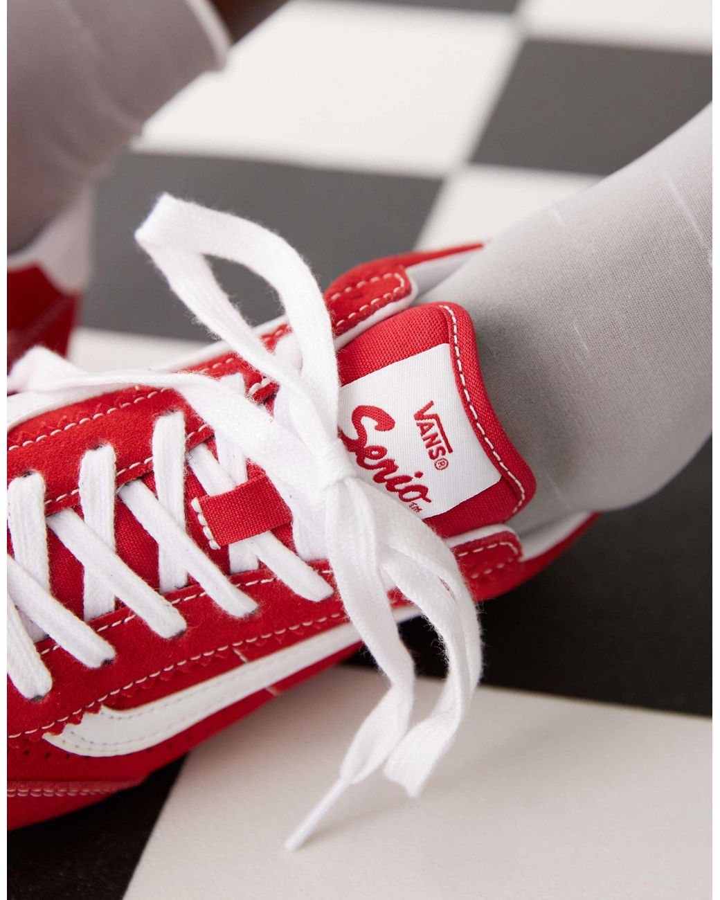 Vans White Super Lowpro Sneakers
