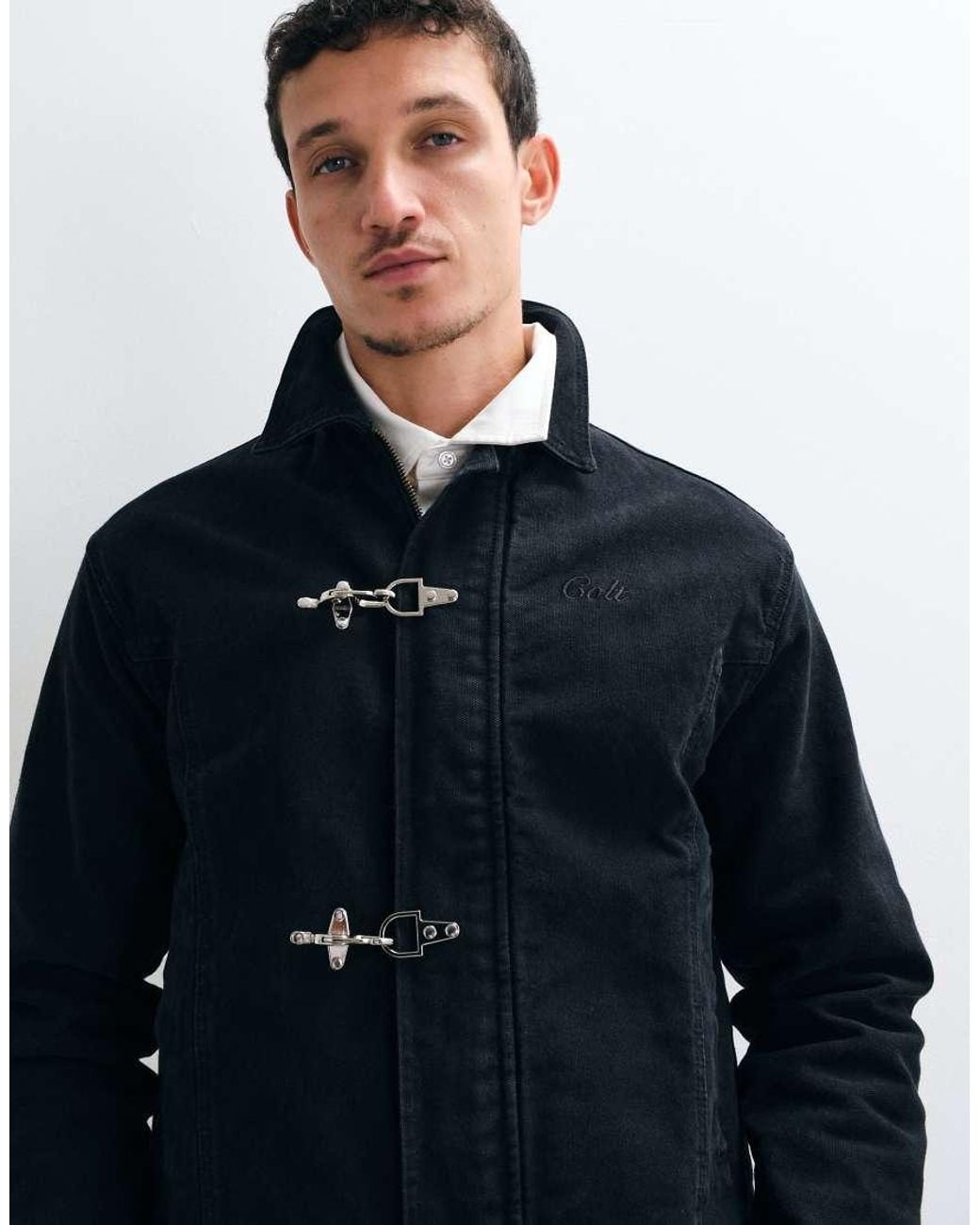 Colt MCR Blue Colt Premium Boxy Fit Canvas Fireman Clasp Jacket for men