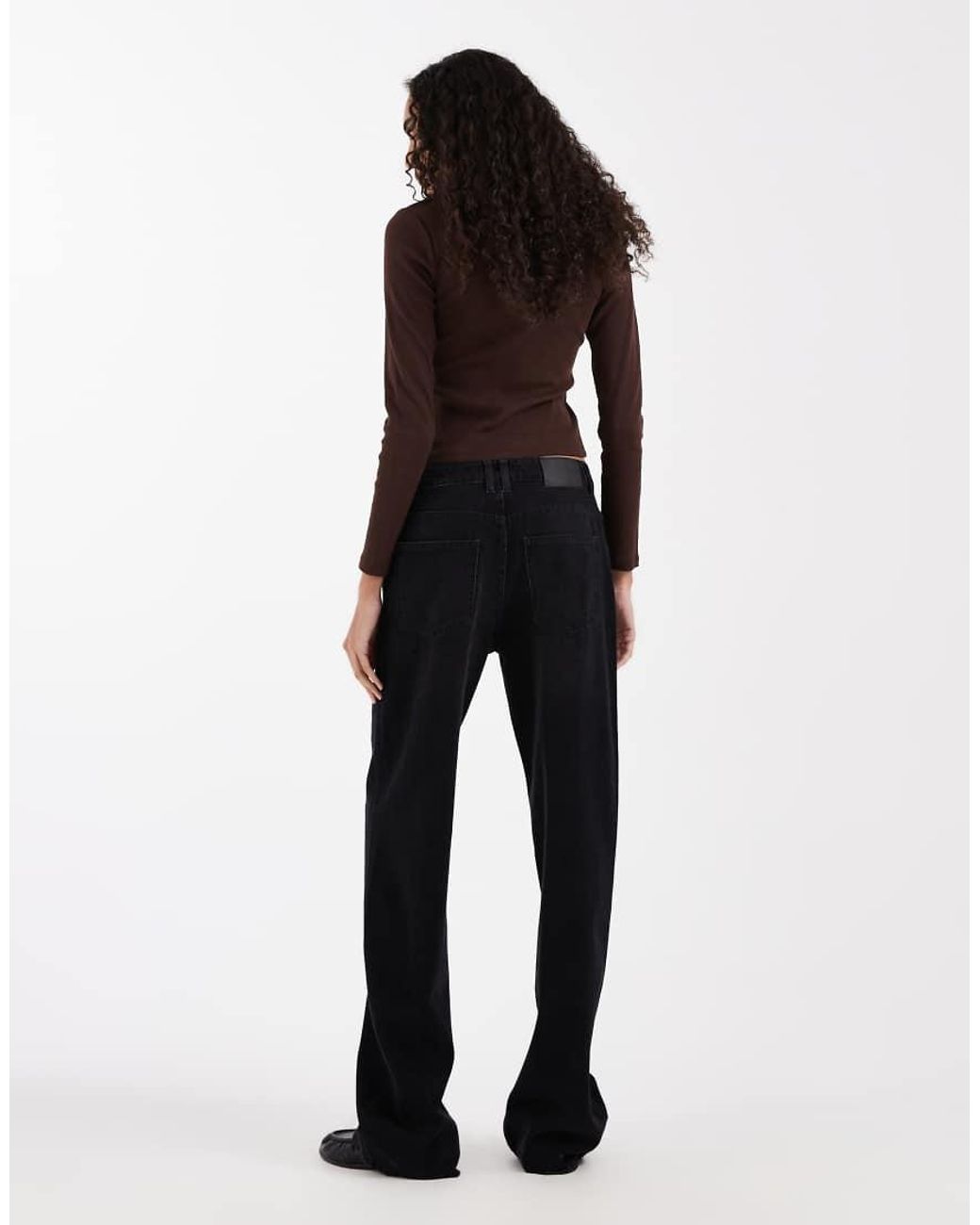 ASOS Black Asos Design Tall Low Rise Baggy Jeans